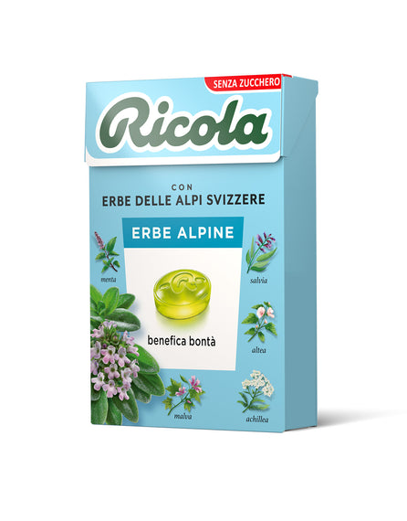 Astuccio 50g - Erbe alpine (senza zucchero)